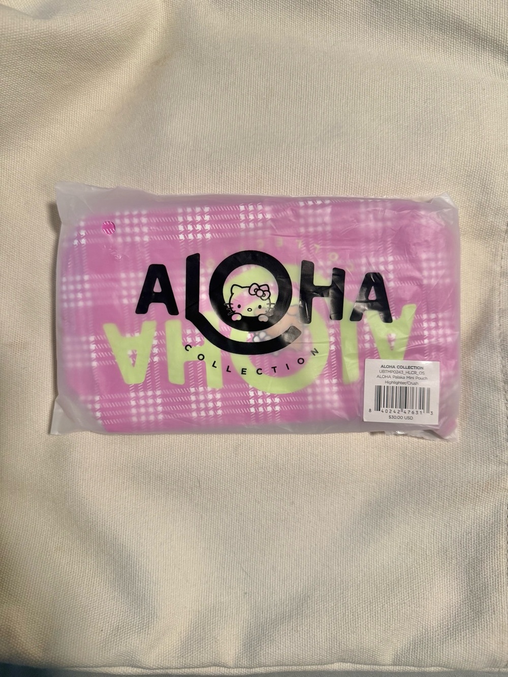 ALOHA Collection x Hello Kitty Palaka Mini Pouch